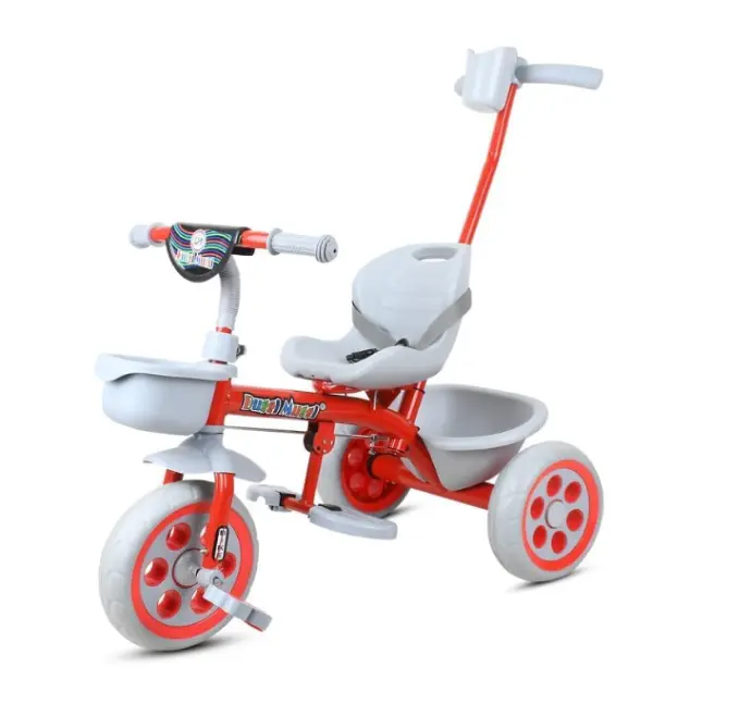 GOGA ENTERPRISES Kids Musical Tricycle with Parental Control Handle, 1-5 Years, 25 kg Capacity, EVA Tyres with Seat Belt