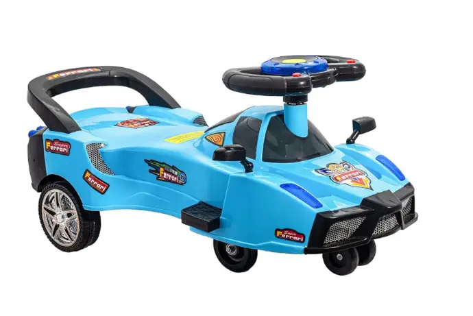 GOGA ENTERPRISES Magic Car for Kids Ride on Kids Push Car Furrari Swing Ridor Toy Car Heavy weight compatible