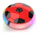 C-Type USB Rechargeable Battery Powered Hover Football Indoor Floating Hoverball Soccer | Air Football Smart | Made in India Fun Toy Best Gift for Kids Boys and Girls 2-10 Years (Red)