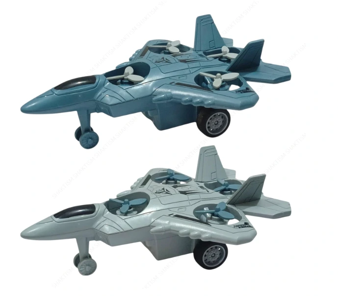 Military Aircraft Toy Set – Fighter Jet Playset for Kids, Pull Back Jet Toys with Realistic Design,Educational & Fun Airplane Toy for Boys & Girls(Random Colour) - 1 Pc