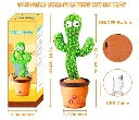 Goga enterprise Dancing Cactus Toy for Kids (1 Year Warranty) Talking Singing Children Baby Plush Electronic Toys Voice Recording Repeats What You Say LED Lights