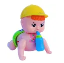 Battery Powered Cute Adorable Crawling Baby with Dazzling Lights and Dynamic Sound Musical Interactive Toy for Babies & Kids
Visit the Toyshine Store